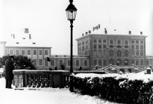 Nymphenburg im Schnee